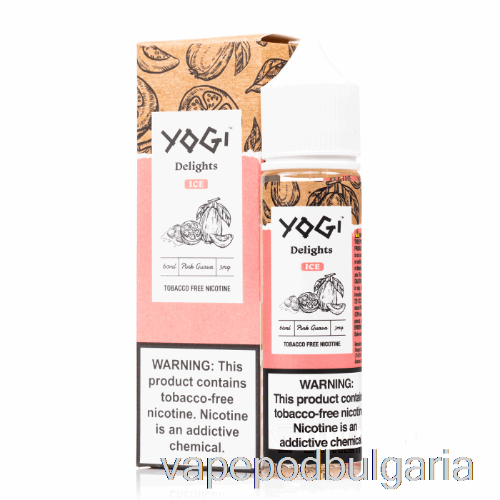 Vape Bulgaria Pink Guava Ice - йоги удоволствия - 60ml 0mg